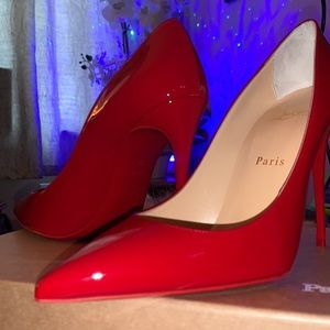 Christian Louboutin iconic Kate Pump Red Bottom /Red